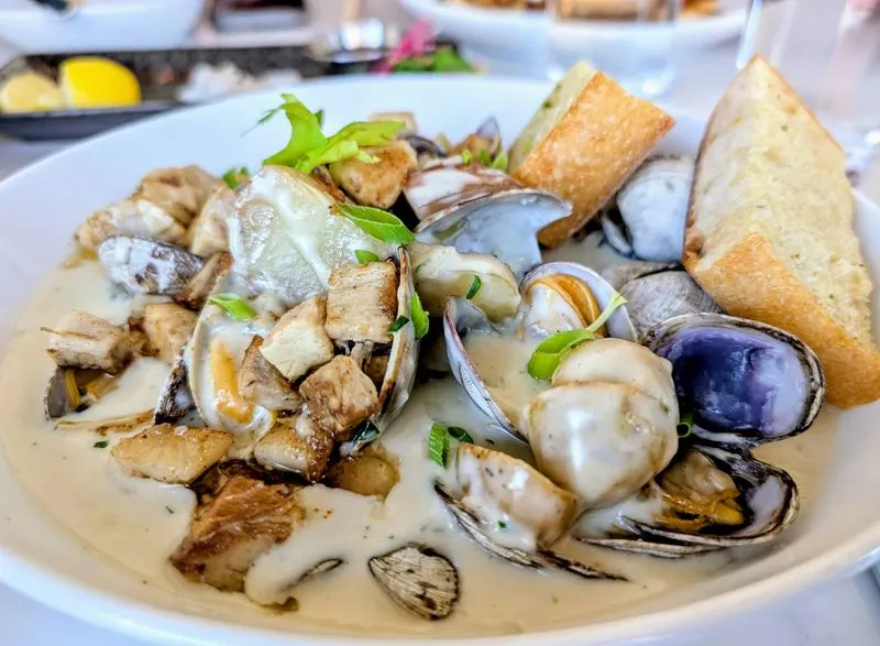 Olympia Mussels and Ciders