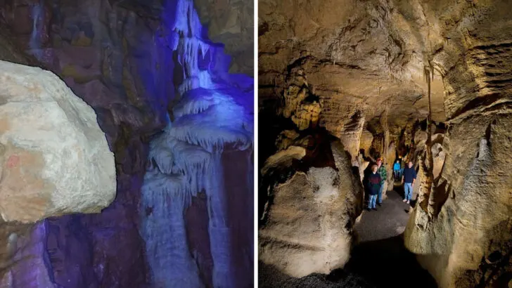 Exploring this Pennsylvania cavern feels like entering another world underground