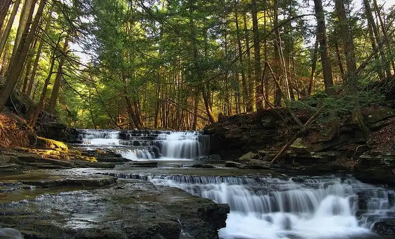 Three waterfalls on one trail