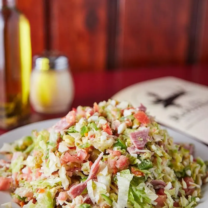 Crisp Garden Side Salad With Tangy House Vinaigrette
