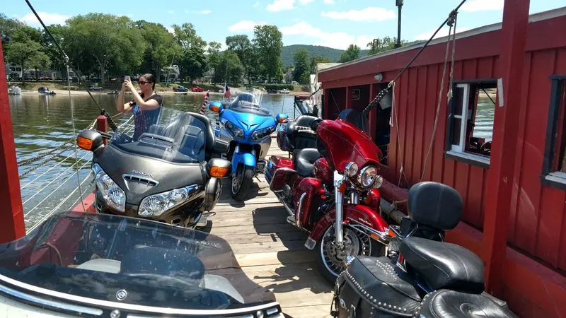 Motorcycles, cars, and walk ons