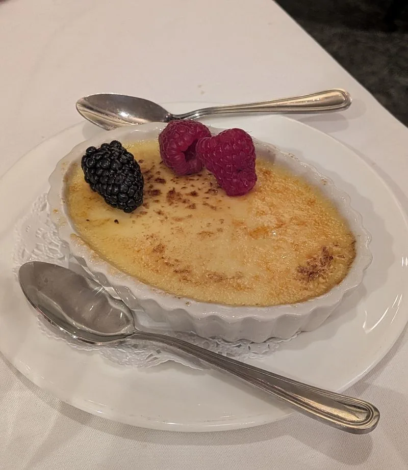 Creme Brulee Duet with Seasonal Accents