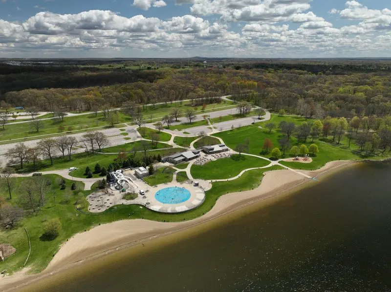 Splash Pad and Water Slides