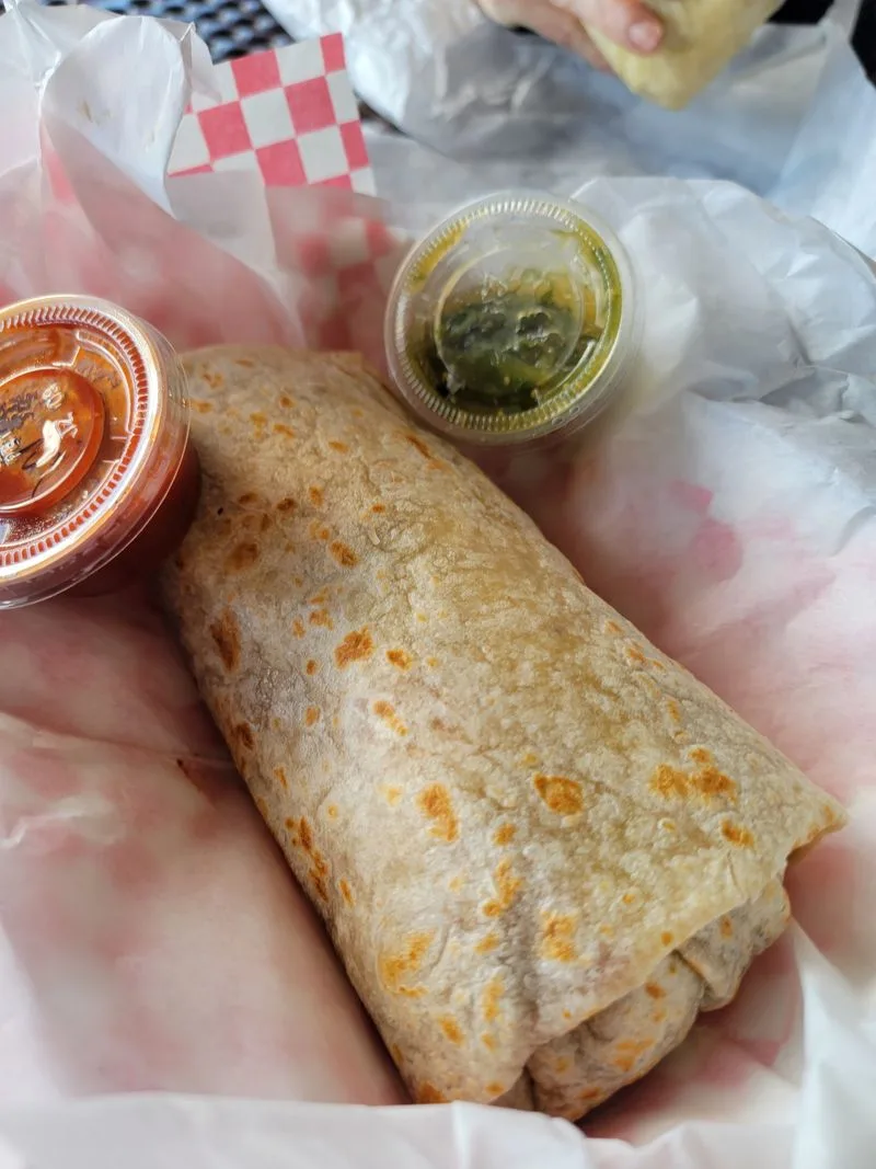 The Legendary Green Chile Burrito