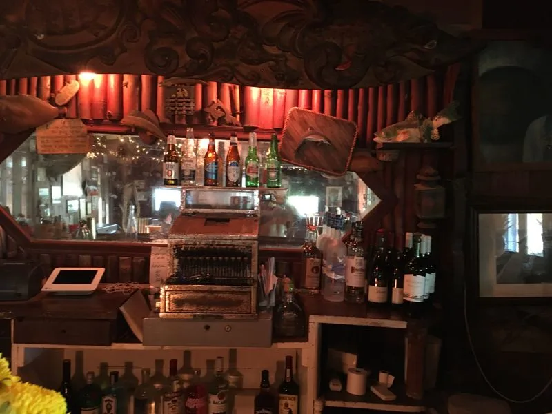 Speakeasy Ambiance and Bar