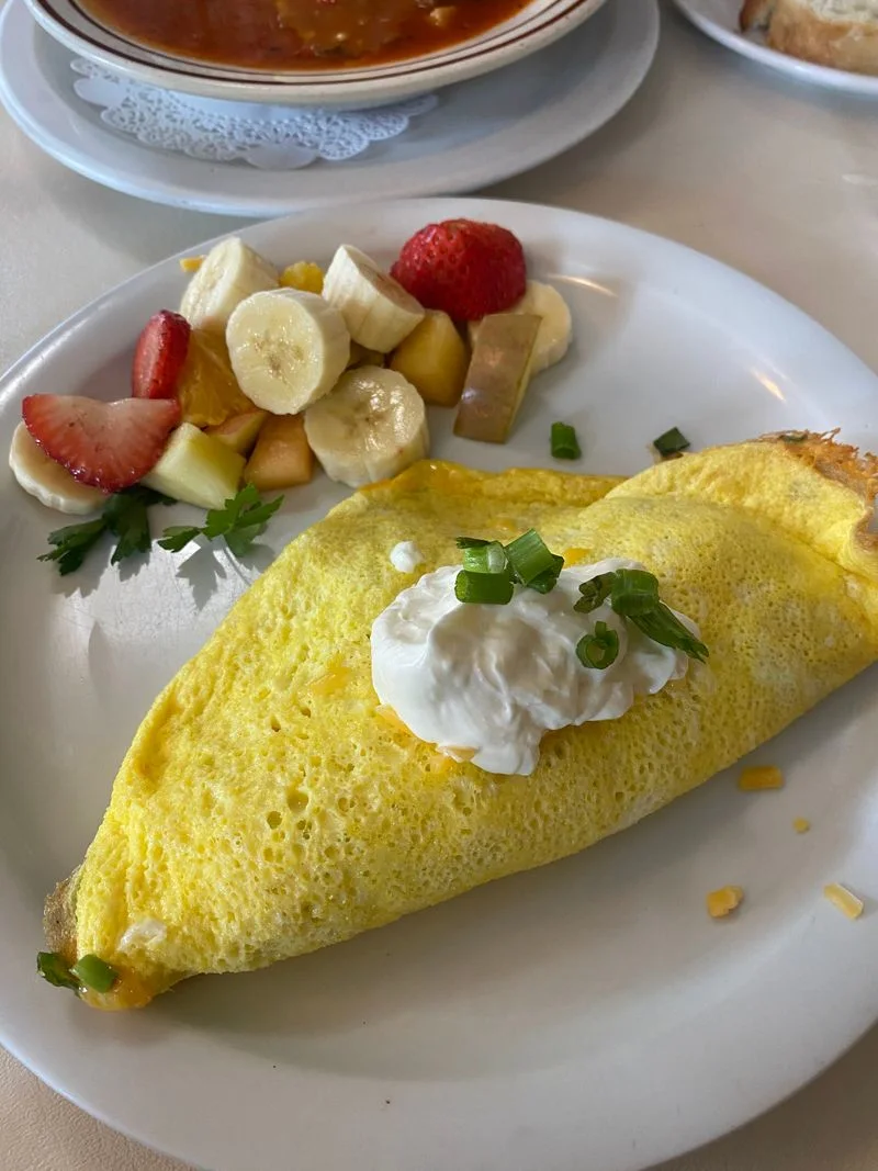 Omelets, quiche, and the savory lineup