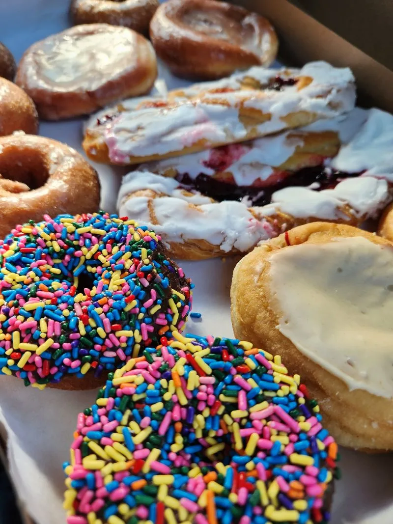 Seasonal spice cake donut
