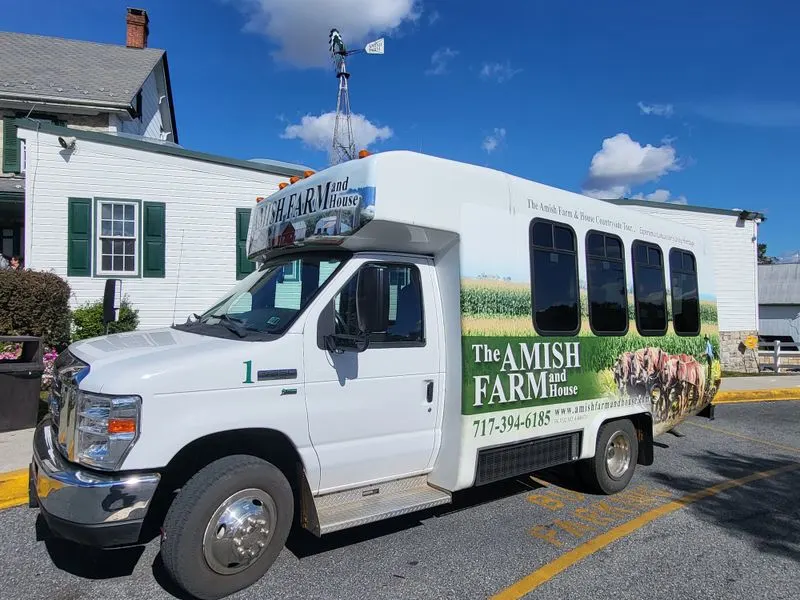 Bus Tour Through Amish Farmland