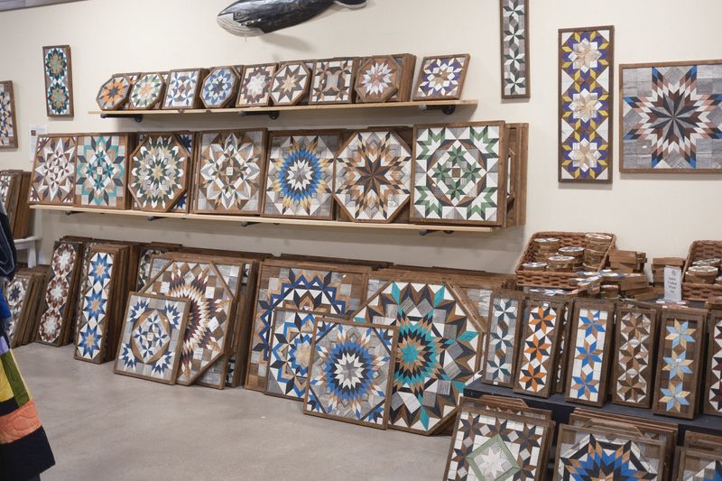 Quilts and barn quilt wall art