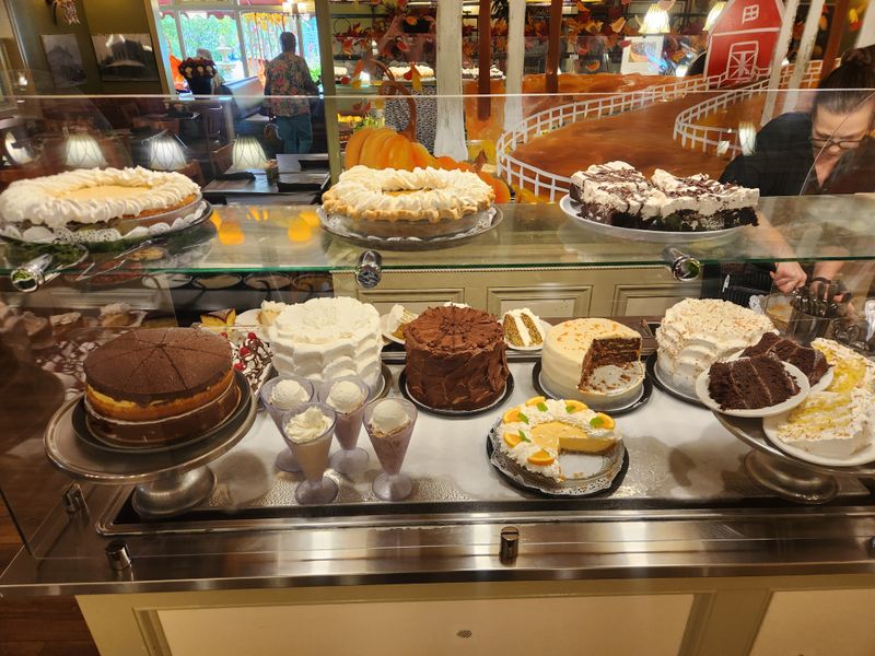 Desserts baked in house