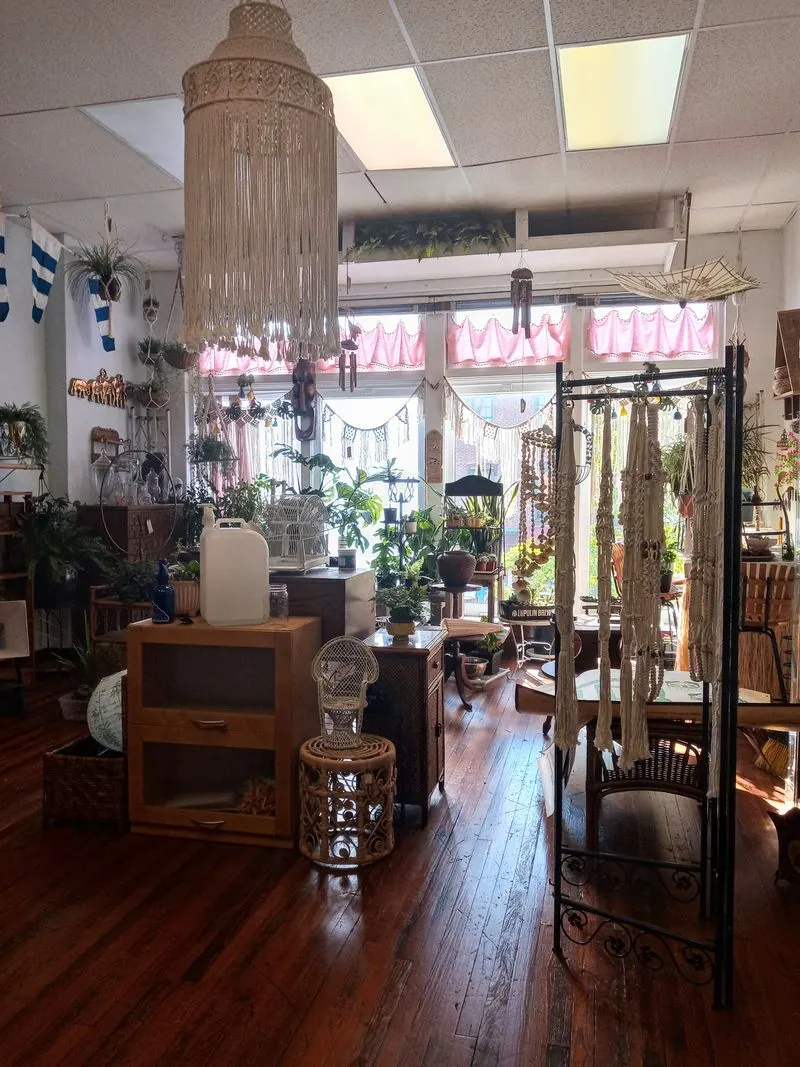 Crochet upstairs and handmade charm