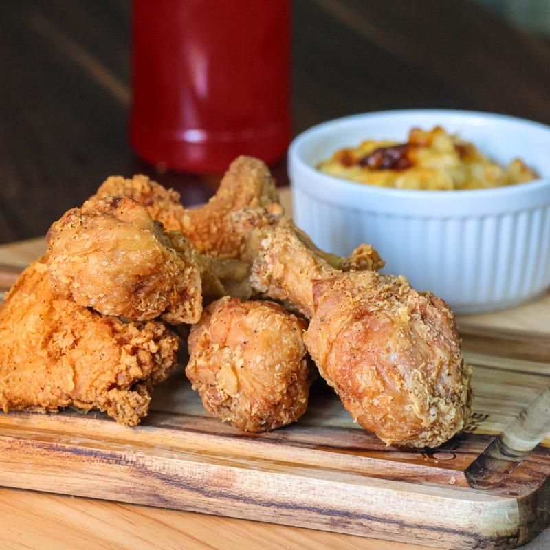 Signature Mains: Fried Chicken, Catfish, and Smothered Pork Chops