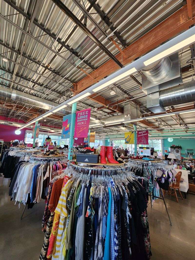Navigating the color organized racks like a pro