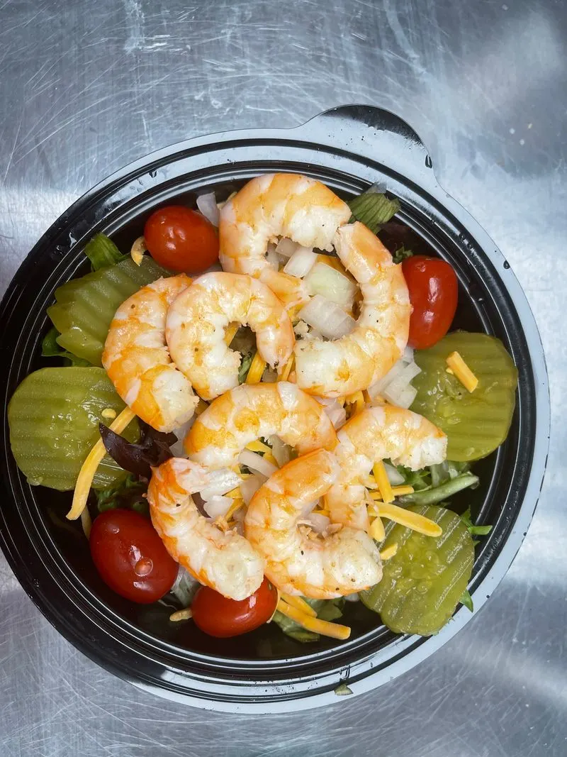 Gumbo, shrimp, and seafood platters