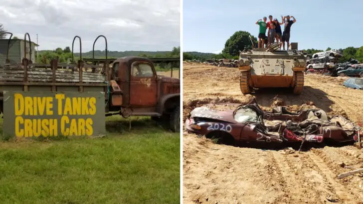 In Georgia, there&rsquo;s an adventure park where you can drive a real 16-ton military tank