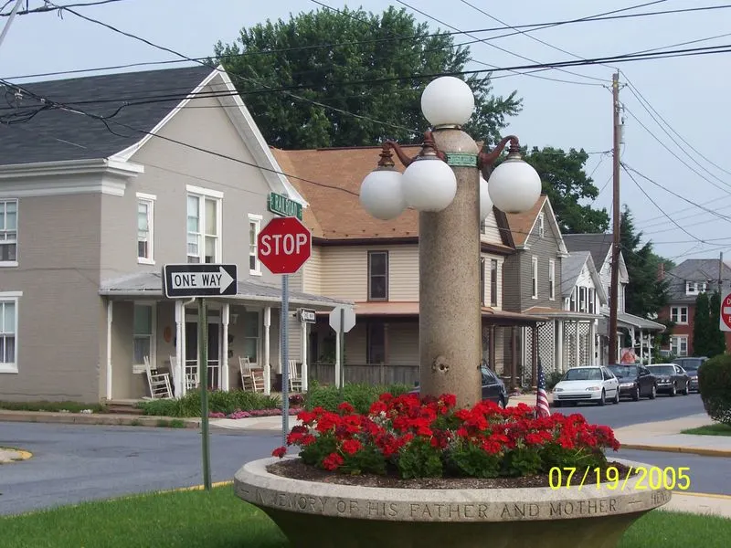 Hummelstown's Quaint Main Street