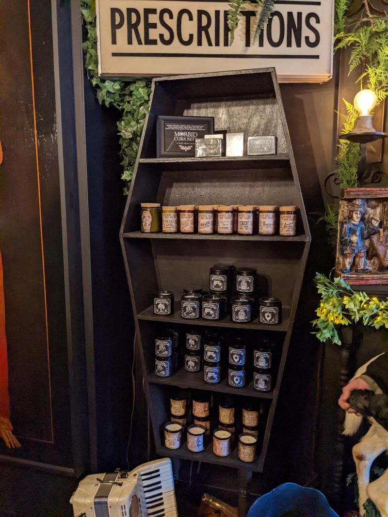 Victorian Mourning Candles and Scented Ephemera