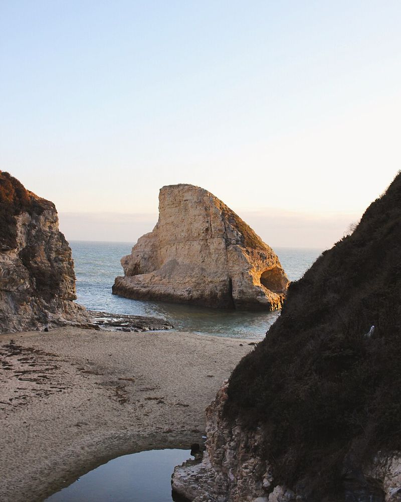 Shark Fin Cove Stack &mdash; Davenport, California