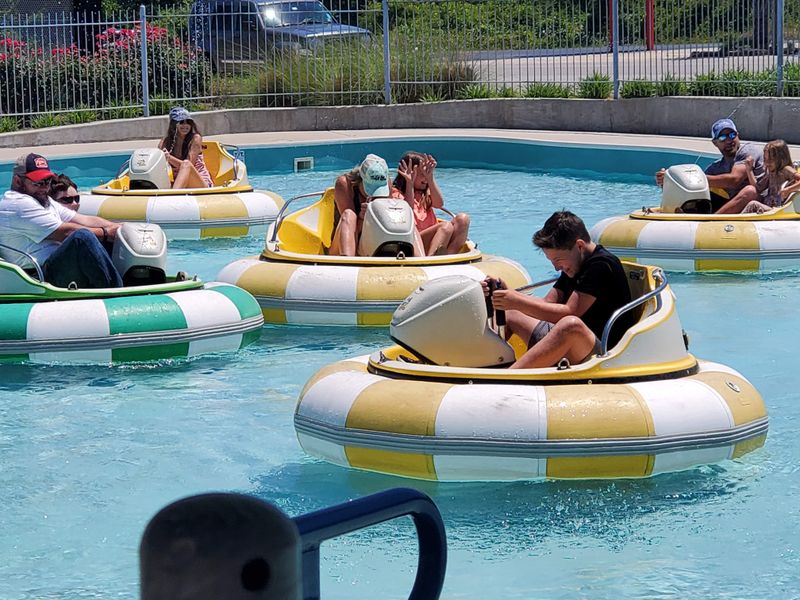 Bumper Boats on Sunny Days