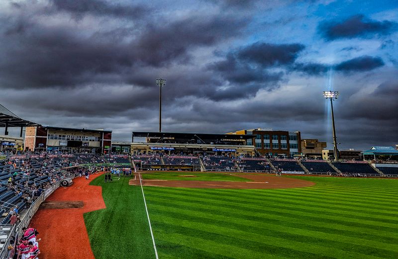 LoanDepot Park? No - It is Blue Wahoos Stadium - Pensacola Blue Wahoos (Double A, Florida)