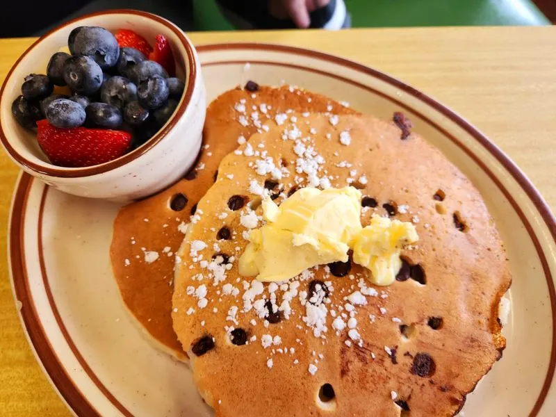 Buttermilk Pancakes With Local Maple Drizzle