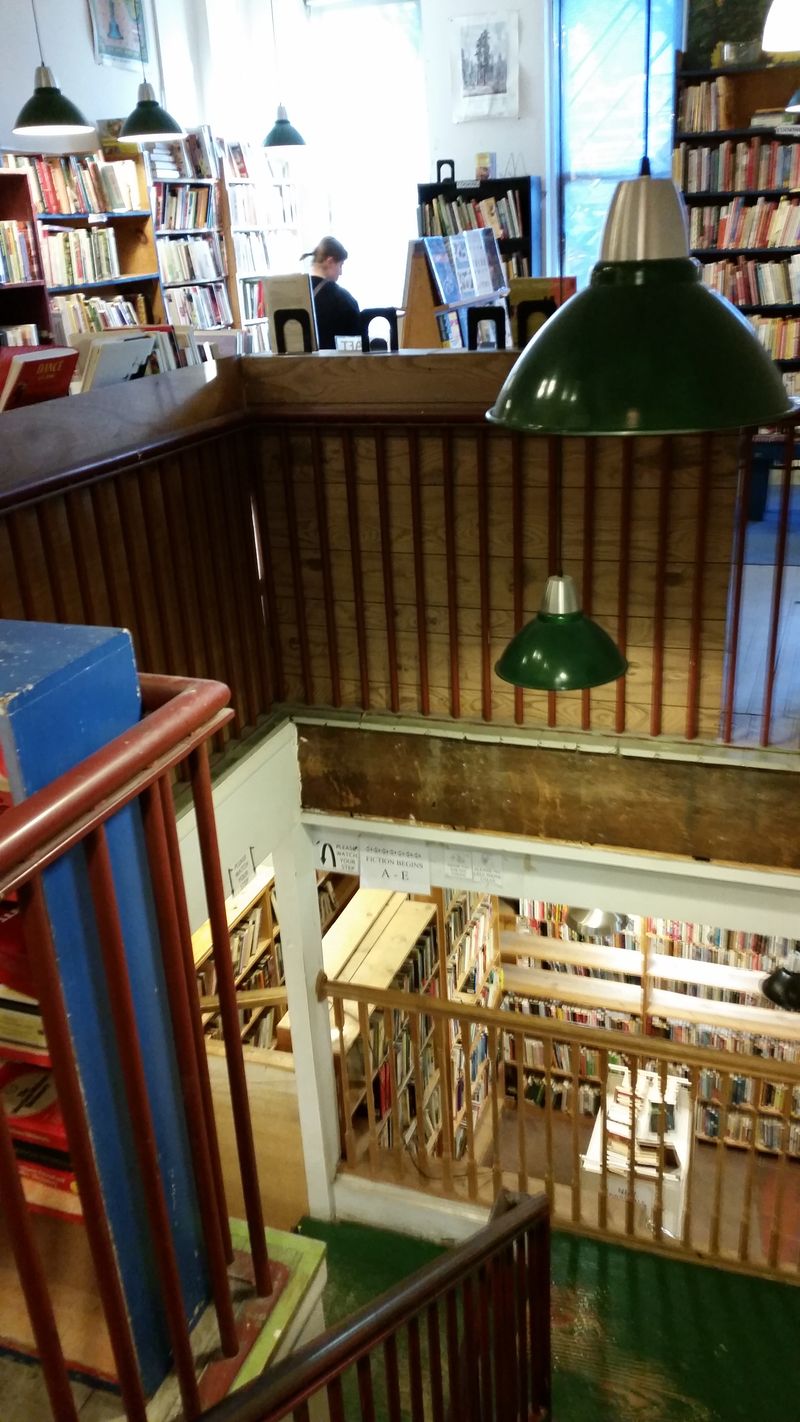 The upstairs nonfiction maze