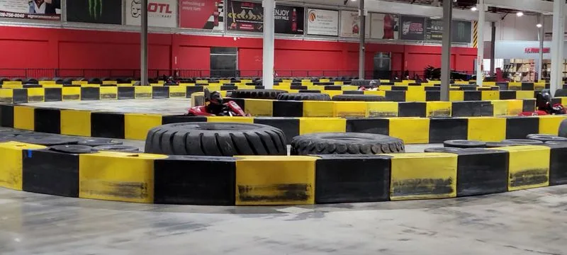 Arcade and prize fun between heats