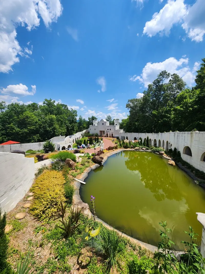 Gardens, vineyard, and landscaping