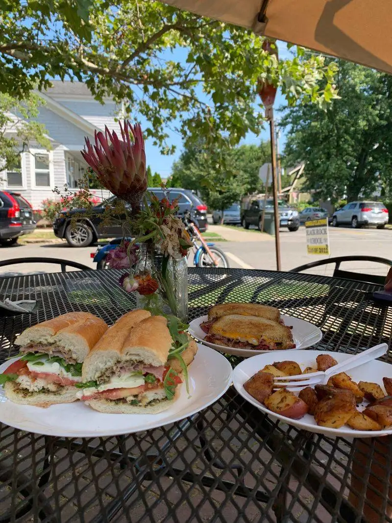 Outdoor Seating, Beachy Breezes, and Black Rock Charm