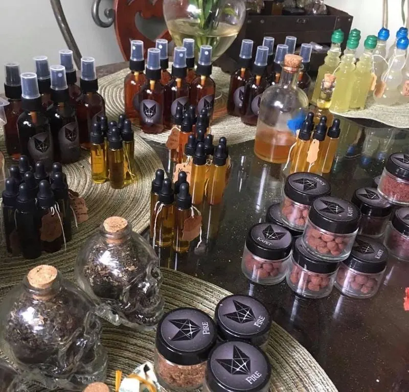 Candles, incense, and scent rituals