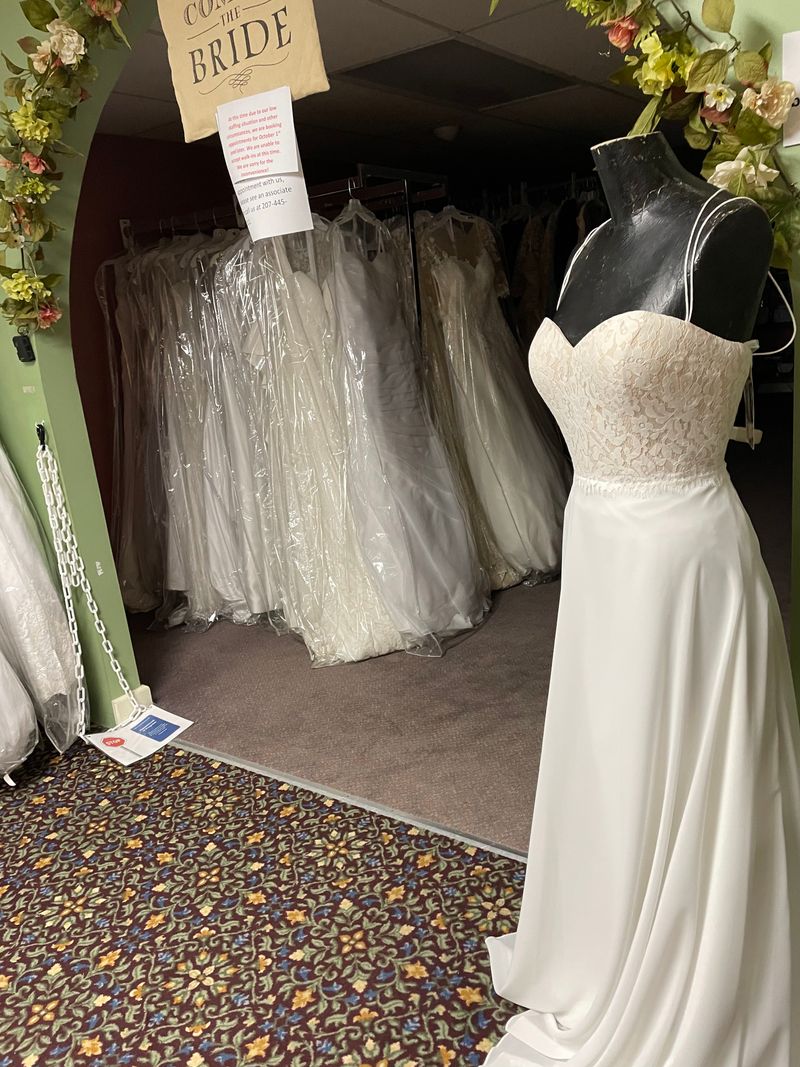 Yes, There Are Wedding Dresses Upstairs