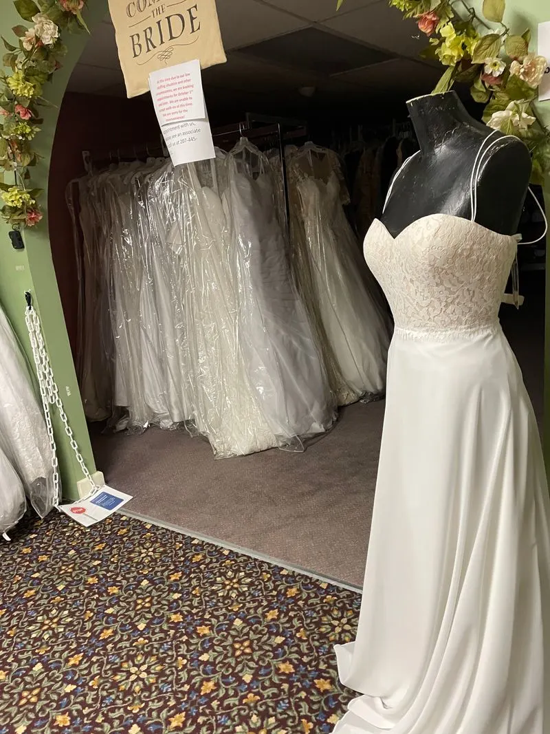 Yes, There Are Wedding Dresses Upstairs