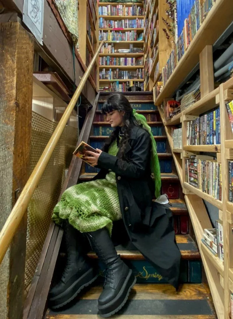 Upstairs fiction: serendipity among the stacks