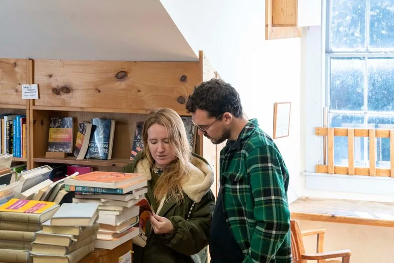 Tactile treasures: notes, marginalia, and well worn spines