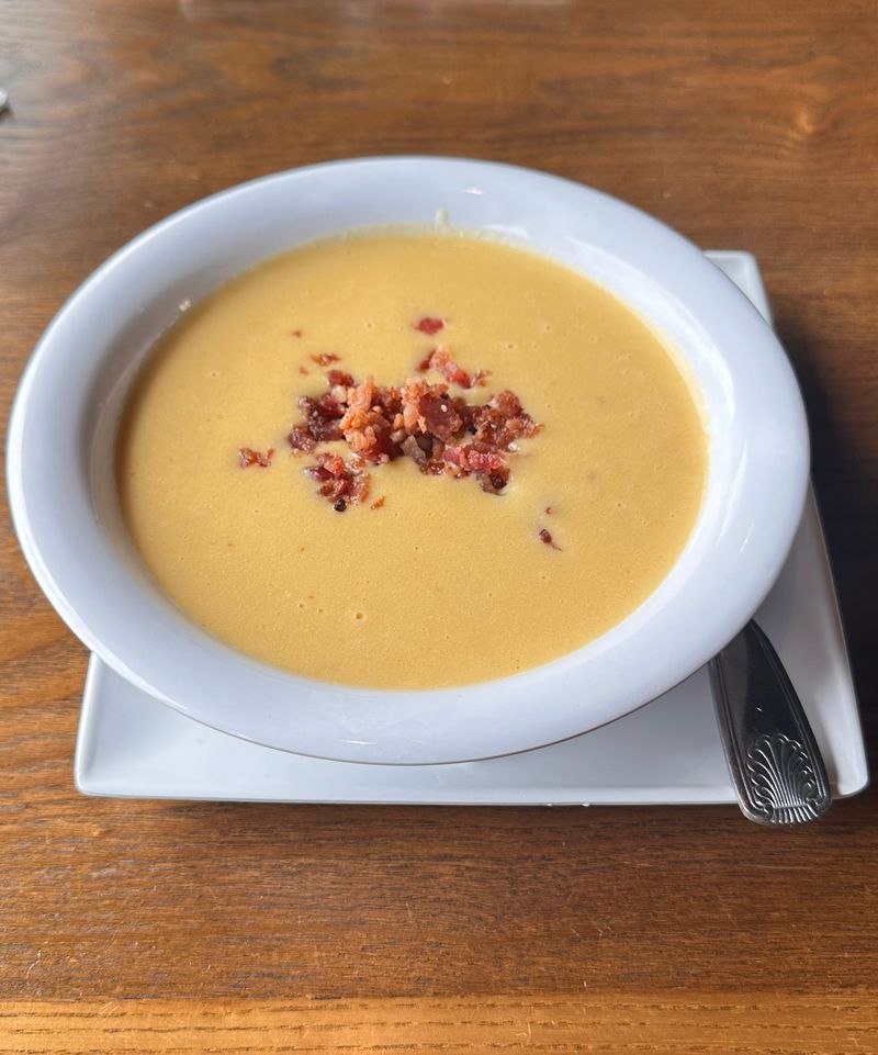 Beer cheese soup and comforting starters