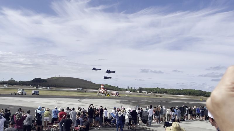 Kaneohe Naval Air Station battlefield remnants at Marine Corps Base Hawaii