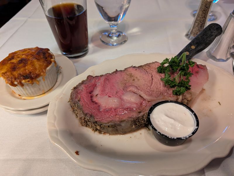 Prime rib nights and steak standards