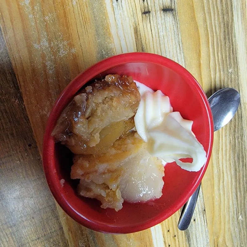 Dessert Bar: Peach Cobbler First