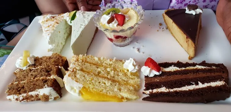 The showstoppers: hummingbird cake and angel pie