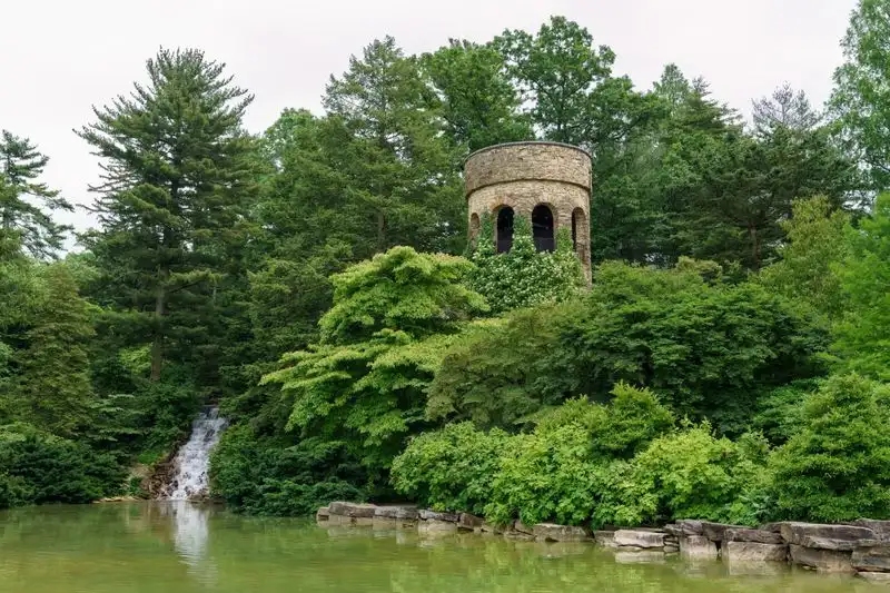 The Chimes Tower and Waterfall