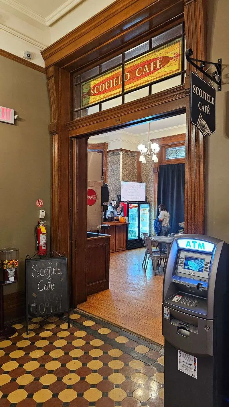 Cafe, nearby stops, and planning your return