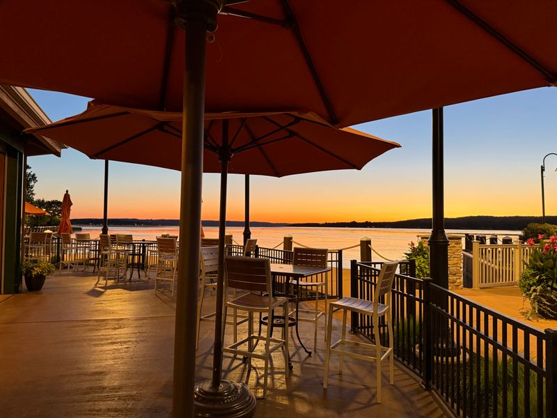 Morning coffee and dockside routines