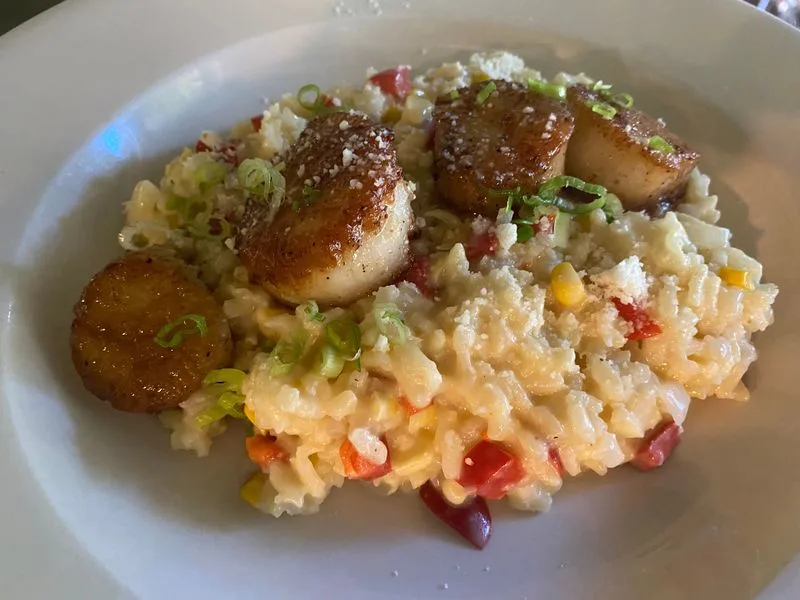 Scallop Risotto Worth The Detour