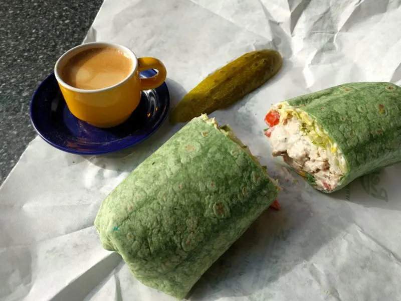 Breakfast bites and coffee bar