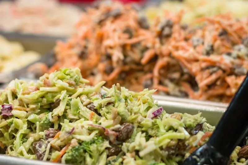 Salad bar and lighter picks