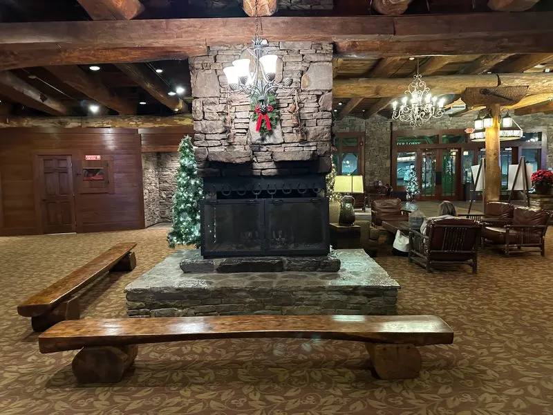 Lodge Fireside Warmth After The Ride