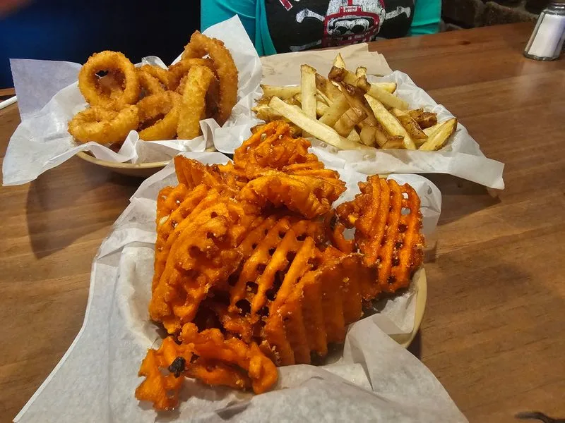 Fries, rings, and shareable sides