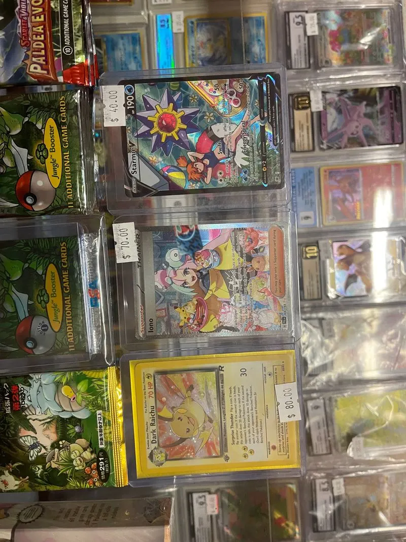 Vinyl, comics, and media stalls for collectors