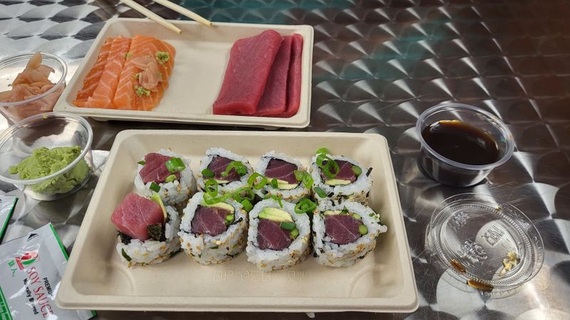 Sushi bar in the back: Summers Sushi