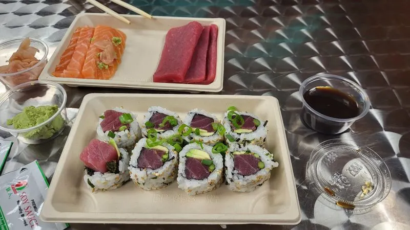 Sushi bar in the back: Summers Sushi